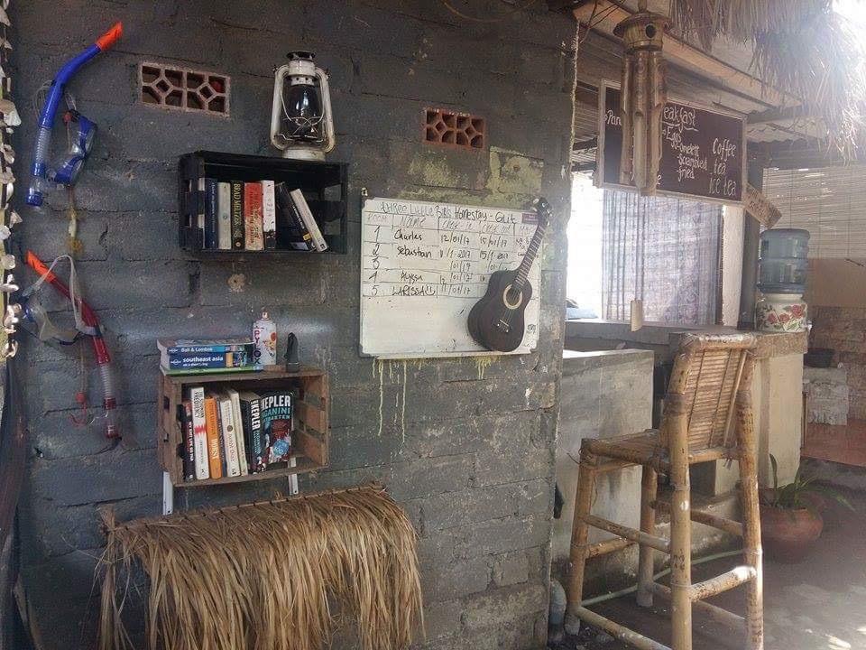 Three Little Birds Homestay Gili Trawangan Esterno foto